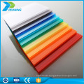 Twin-walls rain and sunlight hollow protection roofing pc sheet